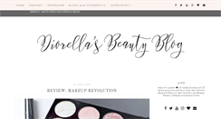 Desktop Screenshot of diorellasbeautyblog.at